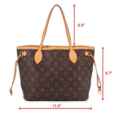 louis vuitton neverfull size guide|louis vuitton size chart.